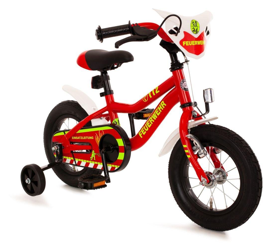 Bachtenkirch Kinderfahrrad Kuma FEUERWEHR 12" rot/weiß - Liquid-Life