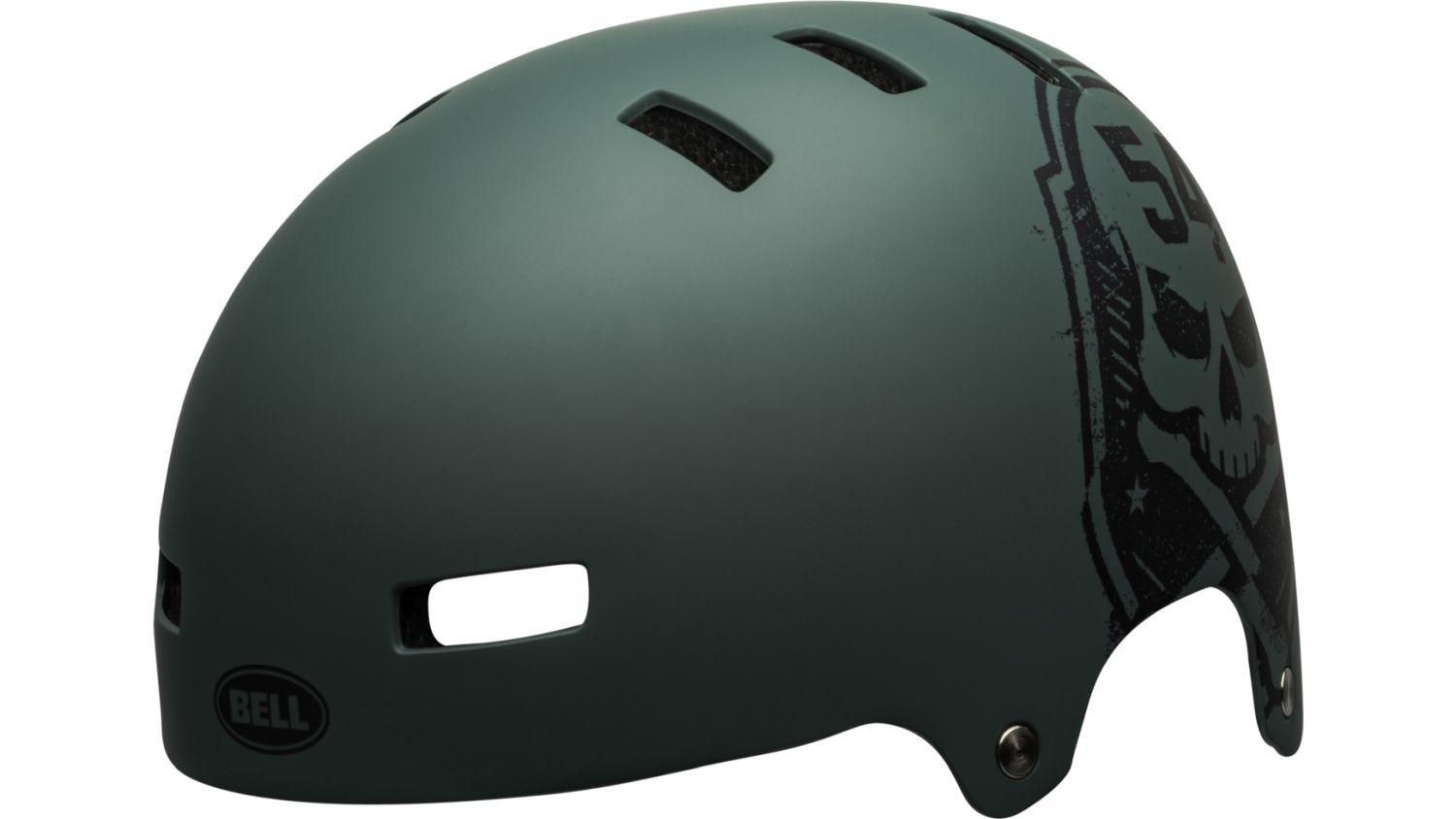 Bell LOCAL - Liquid-Life #Wähle Deine Farbe_Matte Green/Black Skull