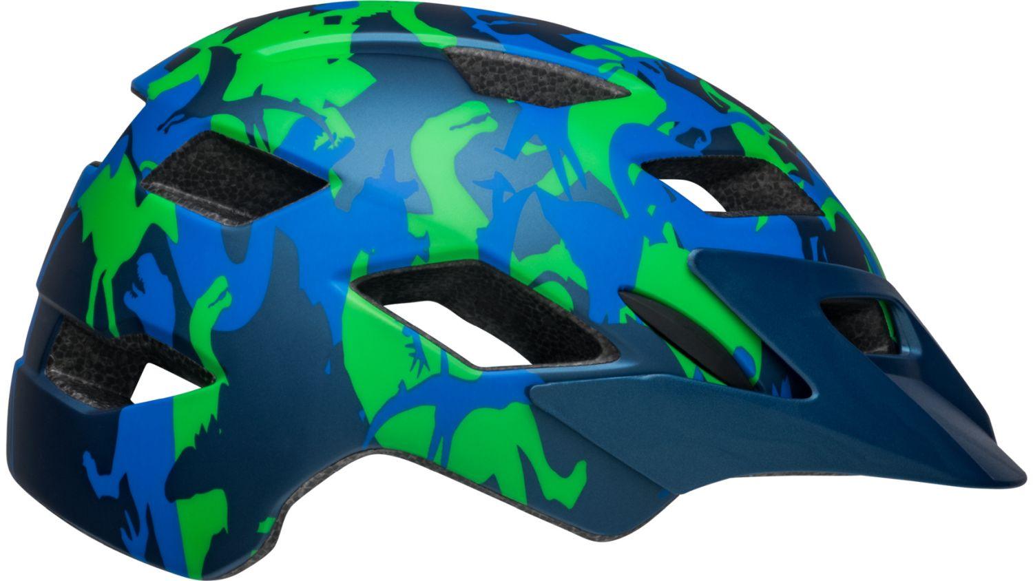 Bell SIDETRACK Child - Liquid-Life #Wähle Deine Farbe_Matte Blue Camosaurus