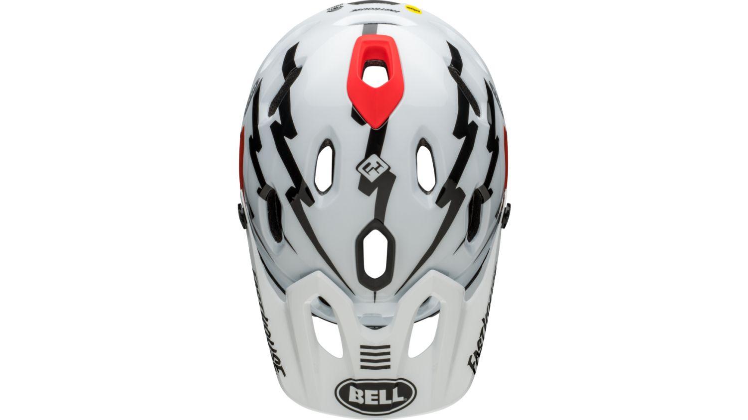 Bell SUPER DH Spherical - Liquid-Life #Wähle Deine Farbe_Matte/Gloss Black/White Fasthouse