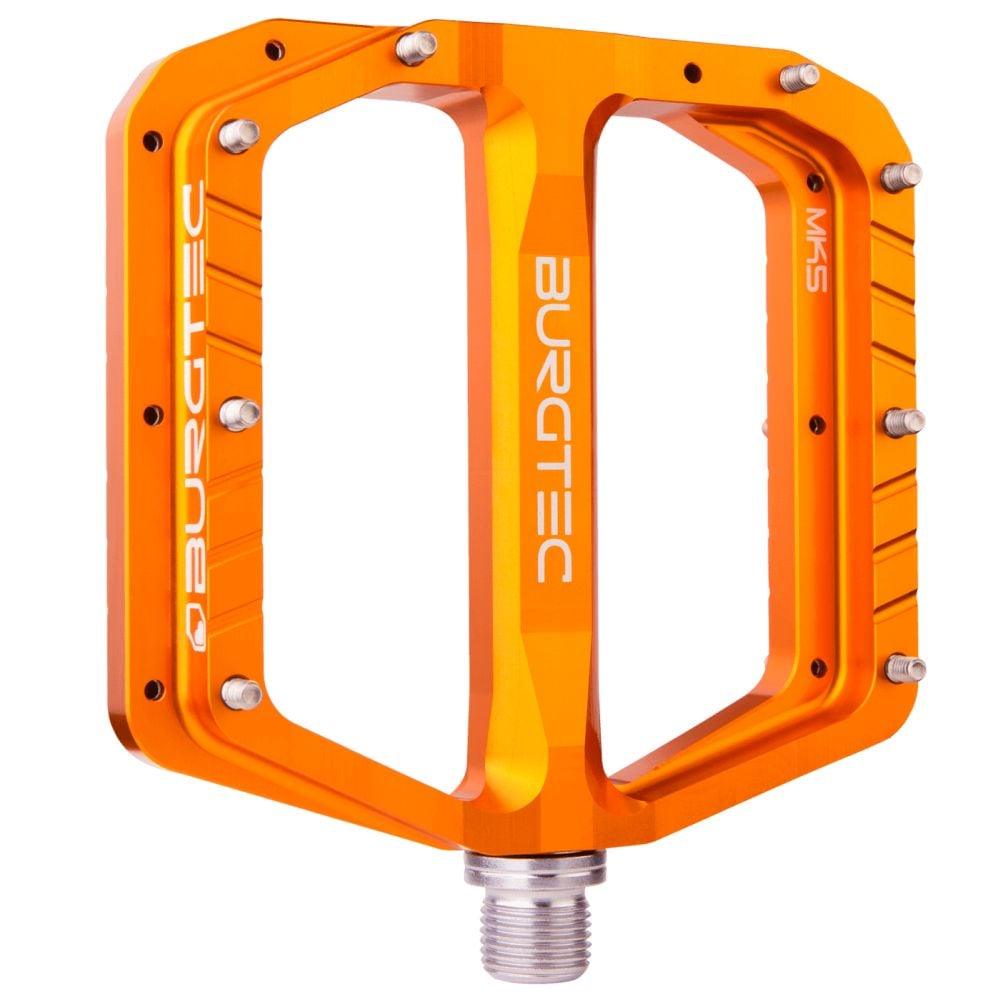 Burgtec Penthouse Flat Pedale MK5 Stahlachse - Liquid-Life #Wähle Deine Farbe_Orange