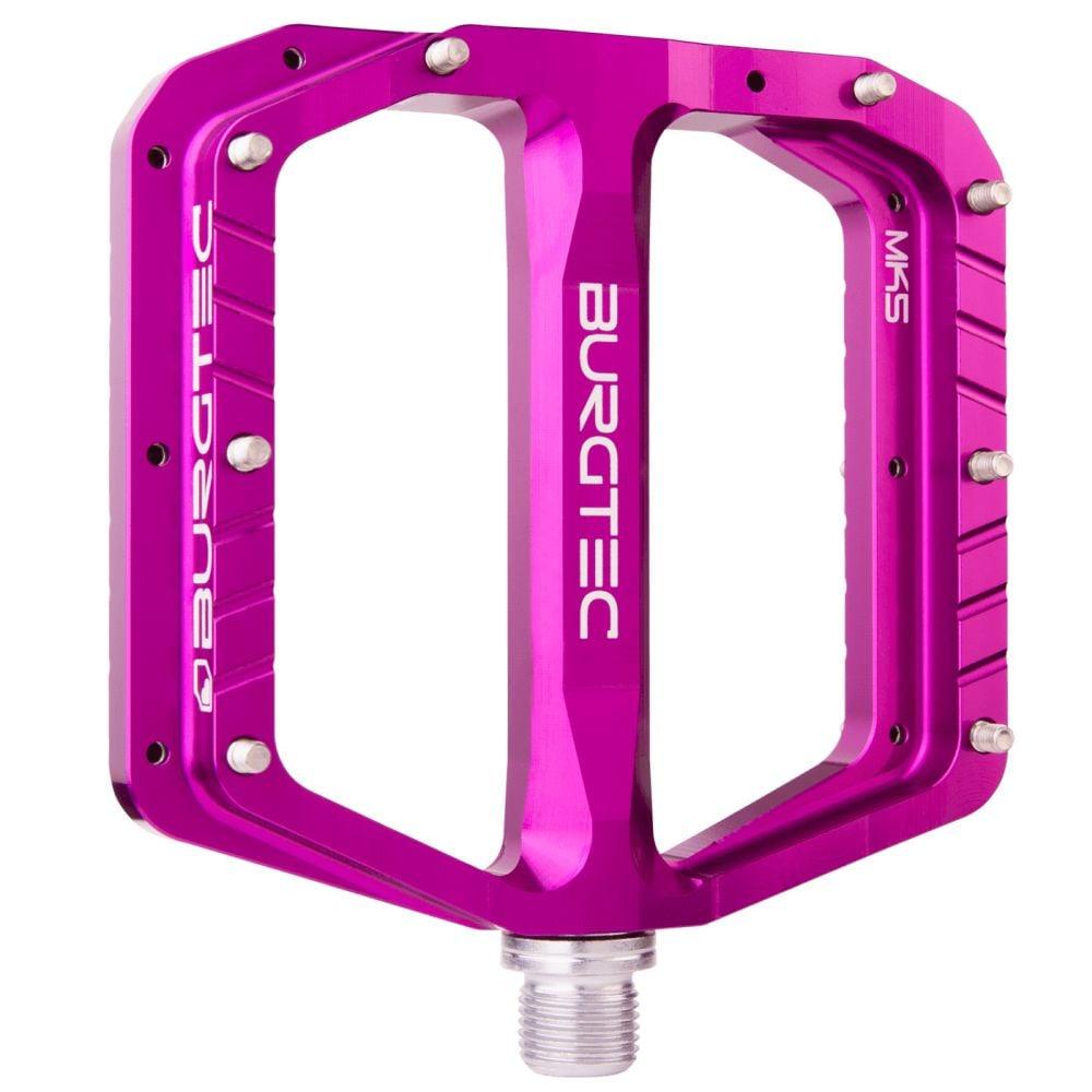 Burgtec Penthouse Flat Pedale MK5 Stahlachse - Liquid-Life #Wähle Deine Farbe_Purple