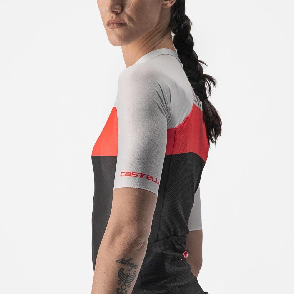 Castelli Aero Pro Damen Jersey - Liquid-Life #Wähle Deine Farbe_Light Black/Brilliant Pink