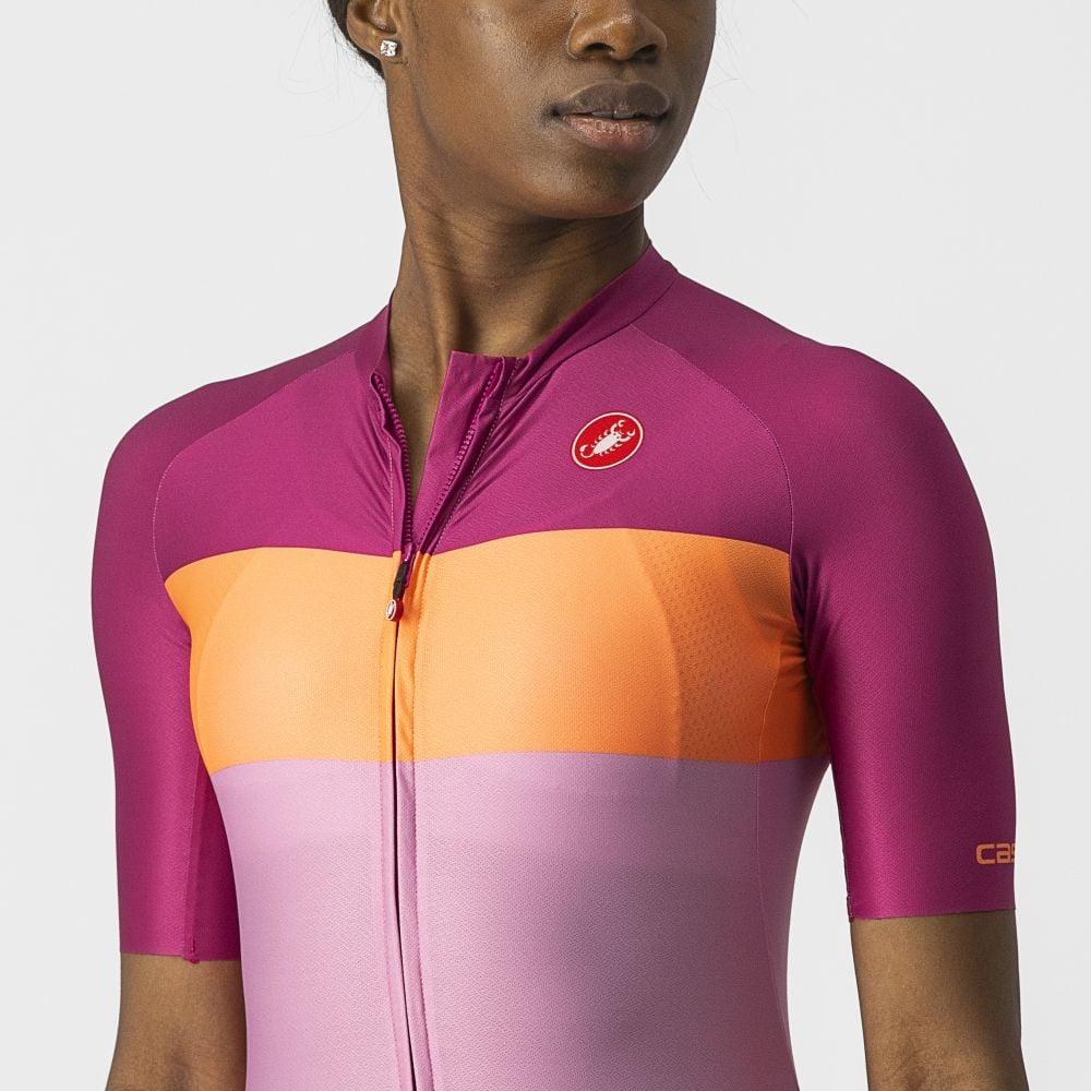 Castelli Aero Pro Damen Jersey - Liquid-Life #Wähle Deine Farbe_Pink/Coral Flash-Magenta