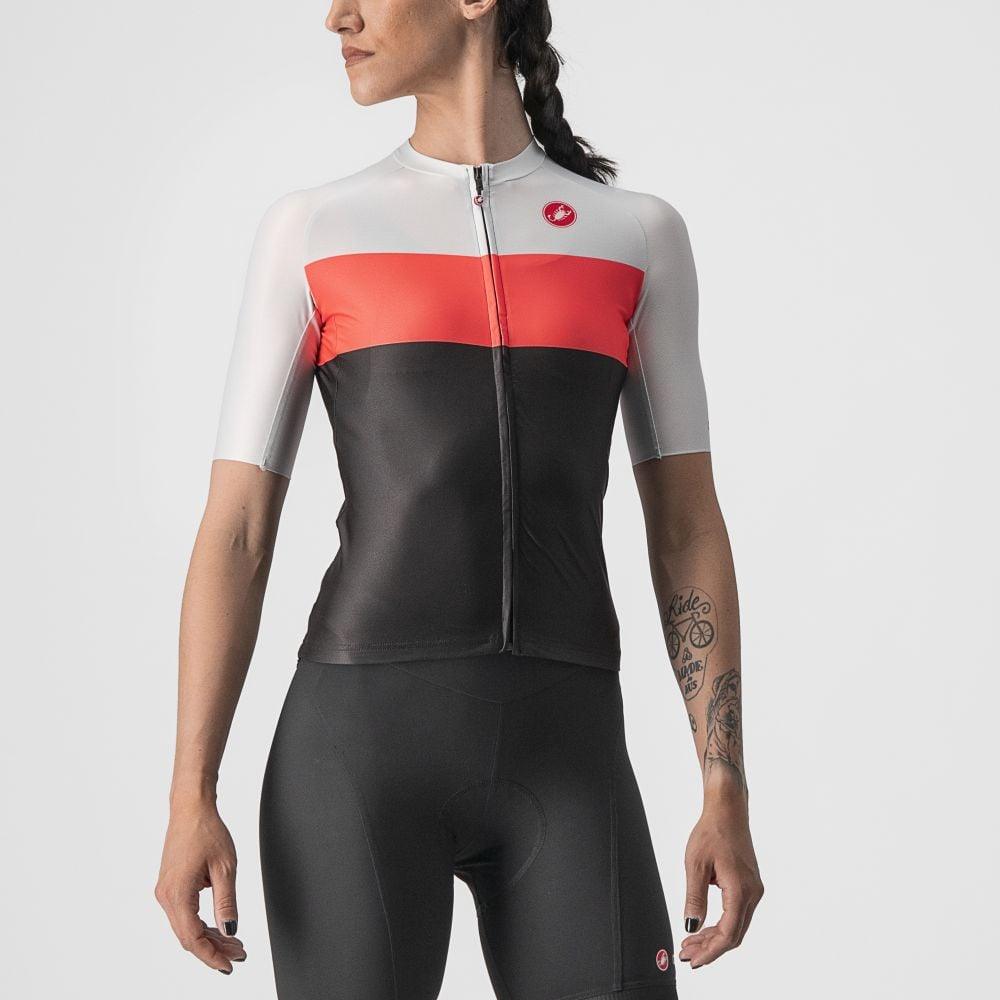 Castelli Aero Pro Damen Jersey - Liquid-Life #Wähle Deine Farbe_Light Black/Brilliant Pink