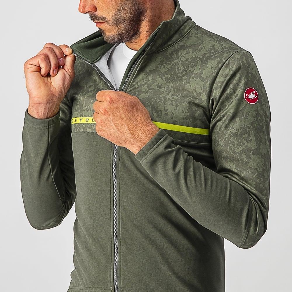 Castelli Finestre Jacket - Liquid-Life #Wähle Deine Farbe_Military Green/Light Military Chartreuse
