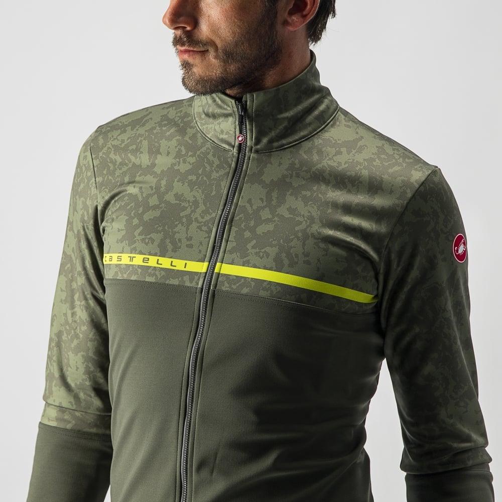 Castelli Finestre Jacket - Liquid-Life #Wähle Deine Farbe_Military Green/Light Military Chartreuse