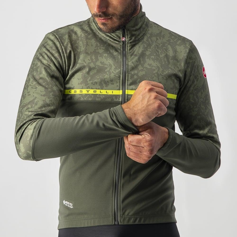 Castelli Finestre Jacket - Liquid-Life #Wähle Deine Farbe_Military Green/Light Military Chartreuse