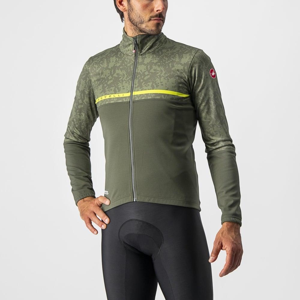 Castelli Finestre Jacket - Liquid-Life #Wähle Deine Farbe_Military Green/Light Military Chartreuse
