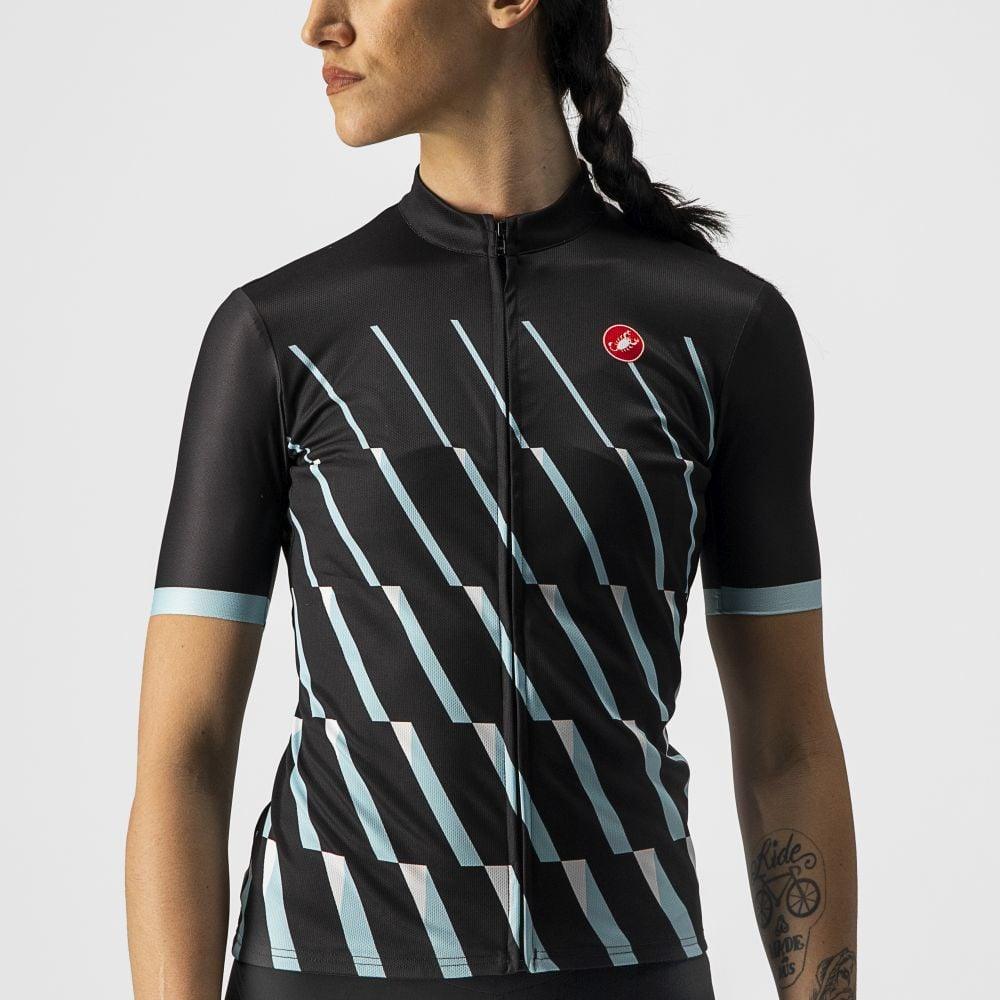 Castelli Pendio Damen Jersey - Liquid-Life #Wähle Deine Farbe_Light Black/Sky Light-White