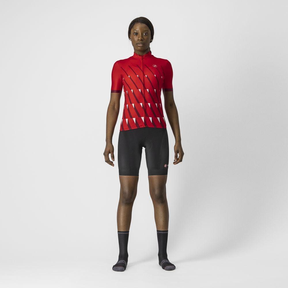 Castelli Pendio Damen Jersey - Liquid-Life #Wähle Deine Farbe_Red/Bordeaux-White