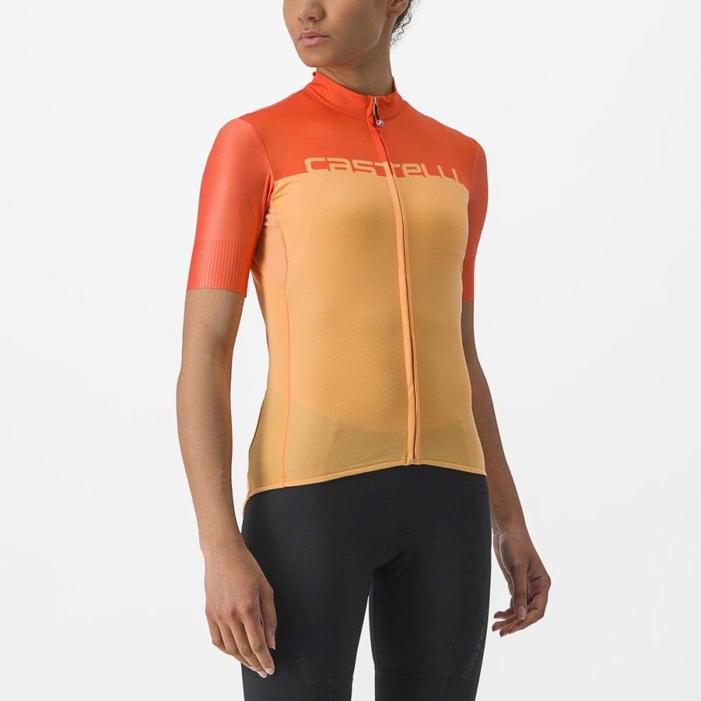 Castelli Velocissima Jersey - Liquid-Life #Wähle Deine Farbe_Soft Orange/Scarlet Ibis