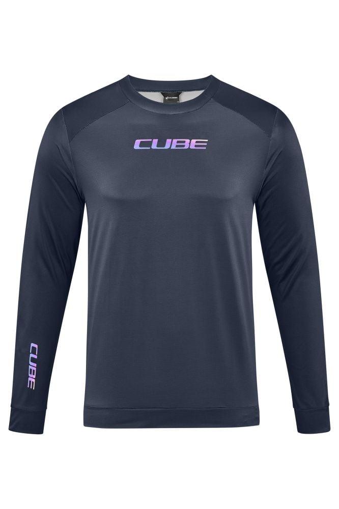 Cube ATX Rundhalstrikot langarm - Liquid-Life #Wähle Deine Farbe_Schwarz