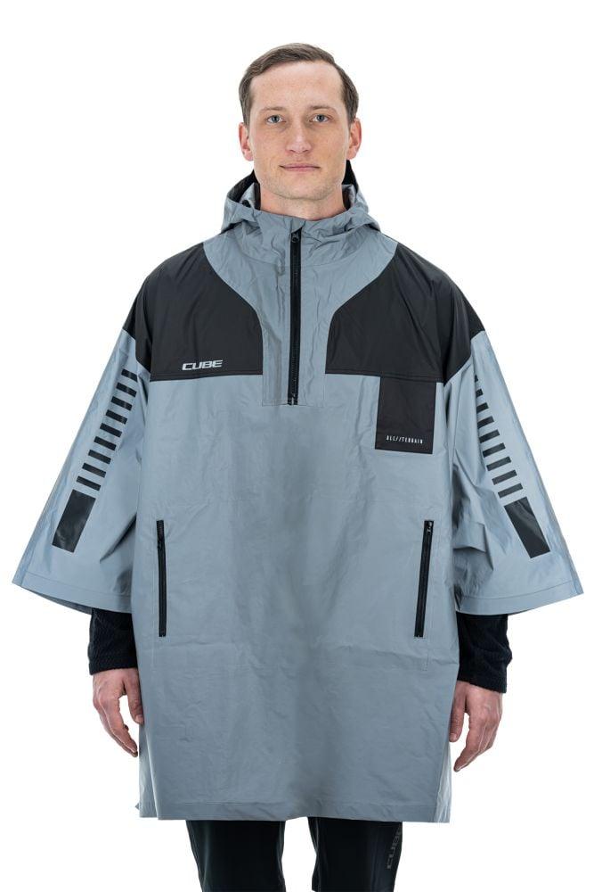 Cube ATX Utility Poncho - Liquid-Life #Wähle Deine Farbe_Safety Silver´n´Grey