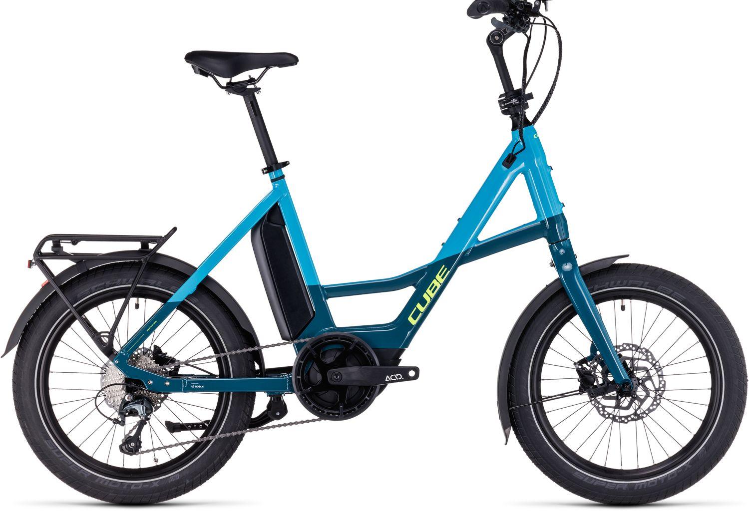 Cube Compact Sport Hybrid 500 blue´n´lime