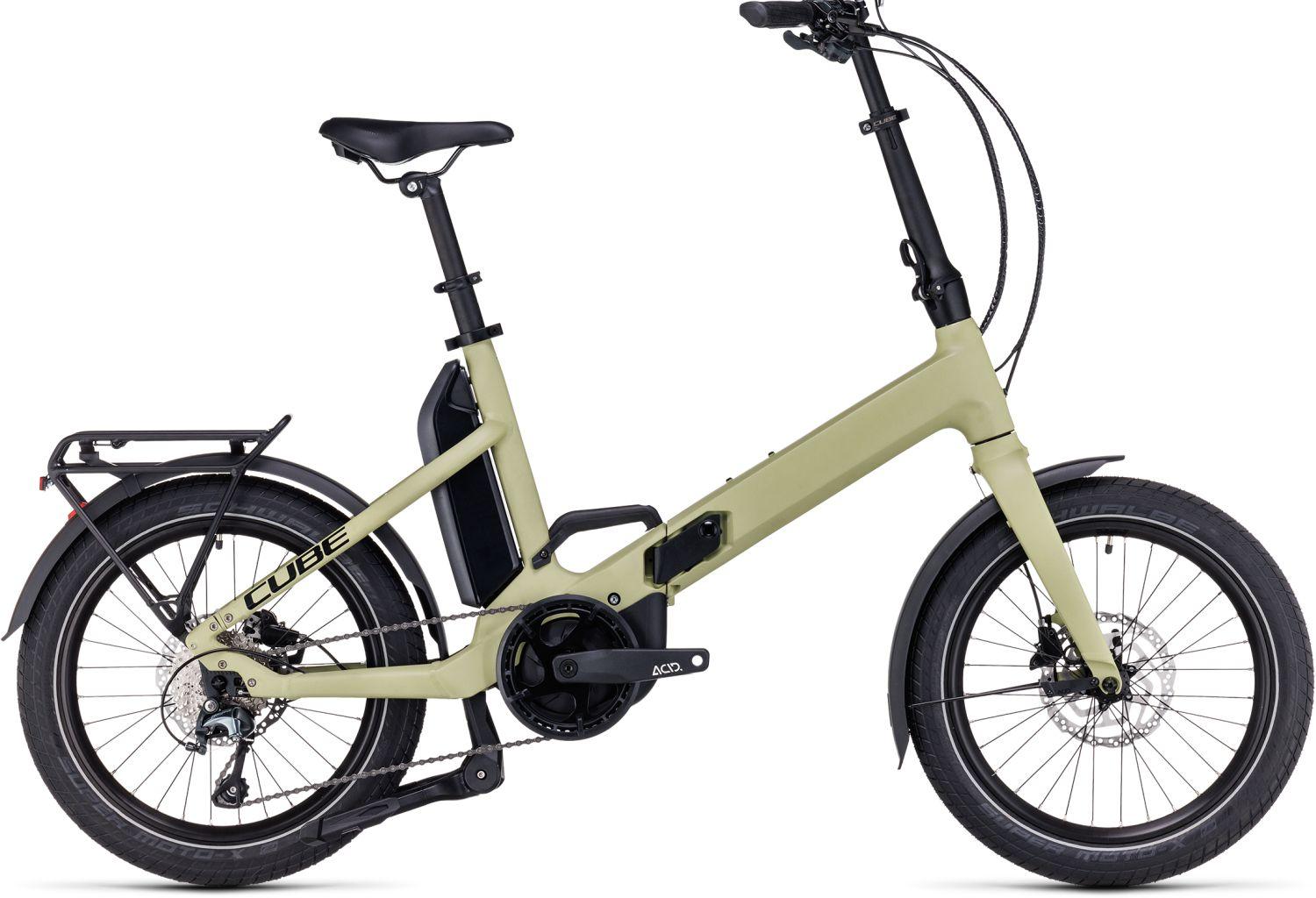 Cube Fold Sport Hybrid 500 green´n´black 2023 20" - Liquid-Life