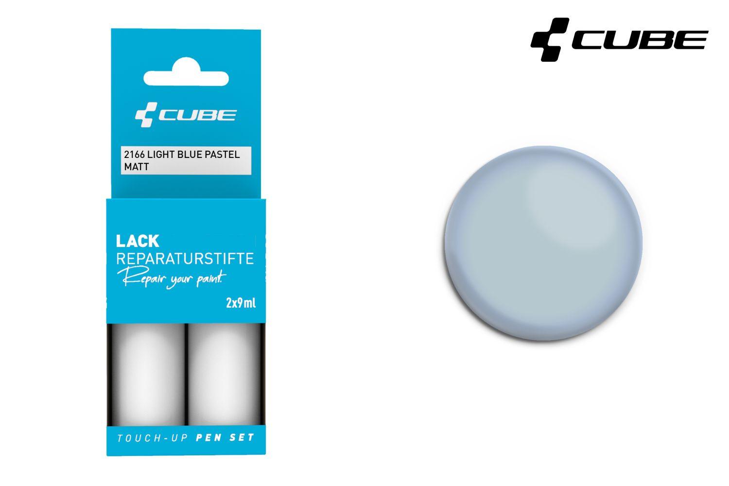 ktm fahrrad lackstift Cube Lackstift Set LIGHT BLUE PASTEL matt 2166 (2x9ml) kaufen