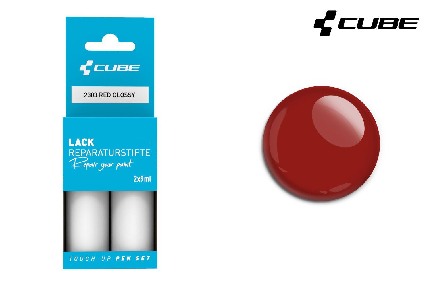 Cube Lackstift Set RED glossy 2303 - Liquid-Life