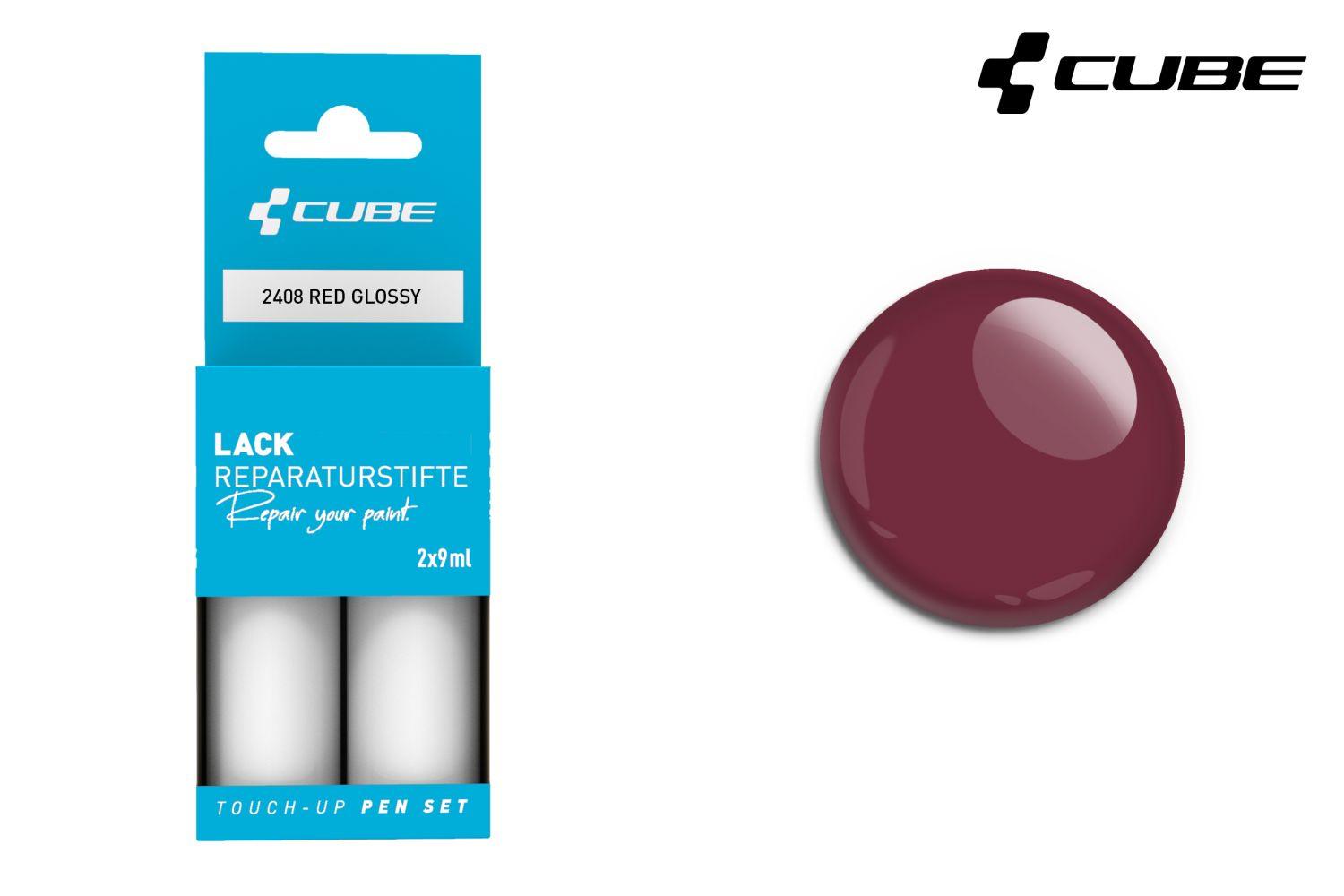 Cube Lackstift Set RED glossy 2408 - Liquid-Life