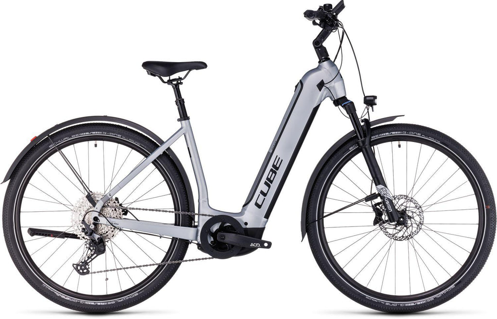 Cube Nuride Hybrid EXC 750 Allroad polarsilver´n´black 2023 Easy Entry - Liquid-Life