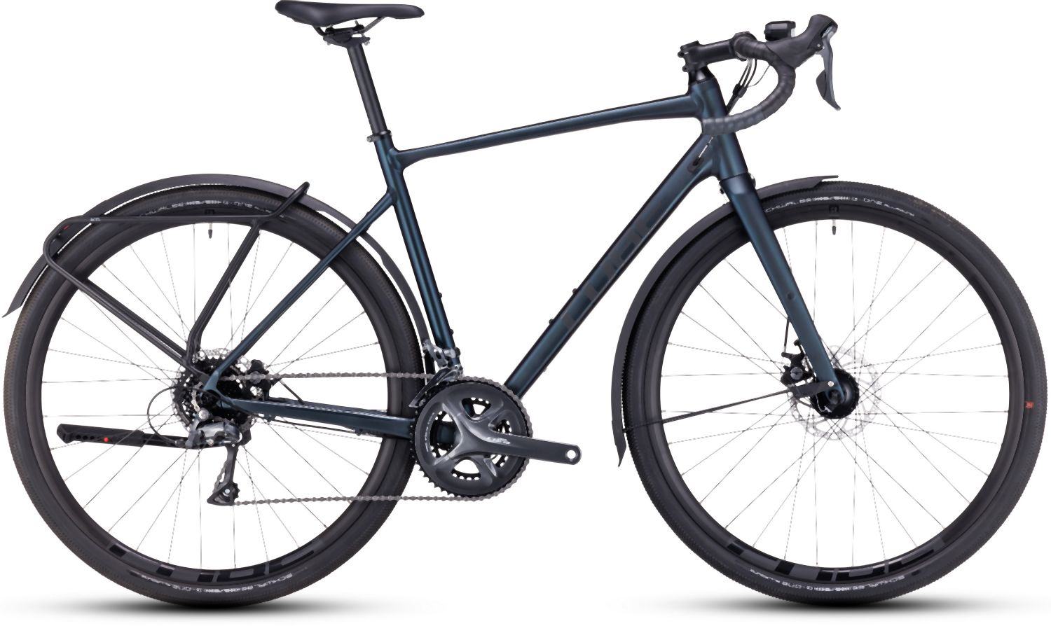 cube gravel bikes 2024 Cube Nuroad FE deepblue'n'metalgrey