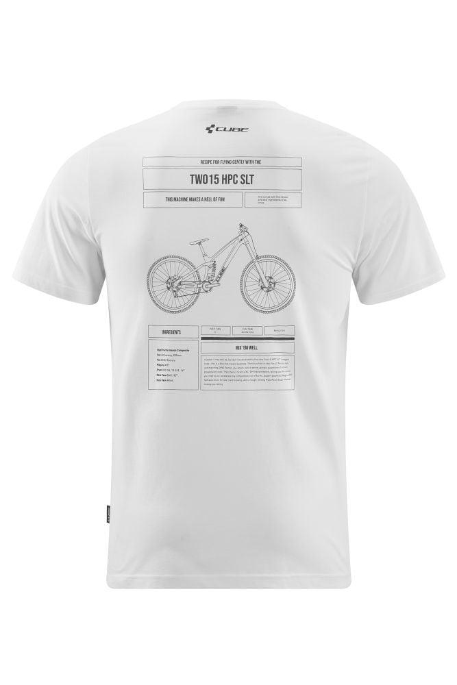 Cube Organic T-Shirt Two15 - Liquid-Life #Wähle Deine Farbe_White