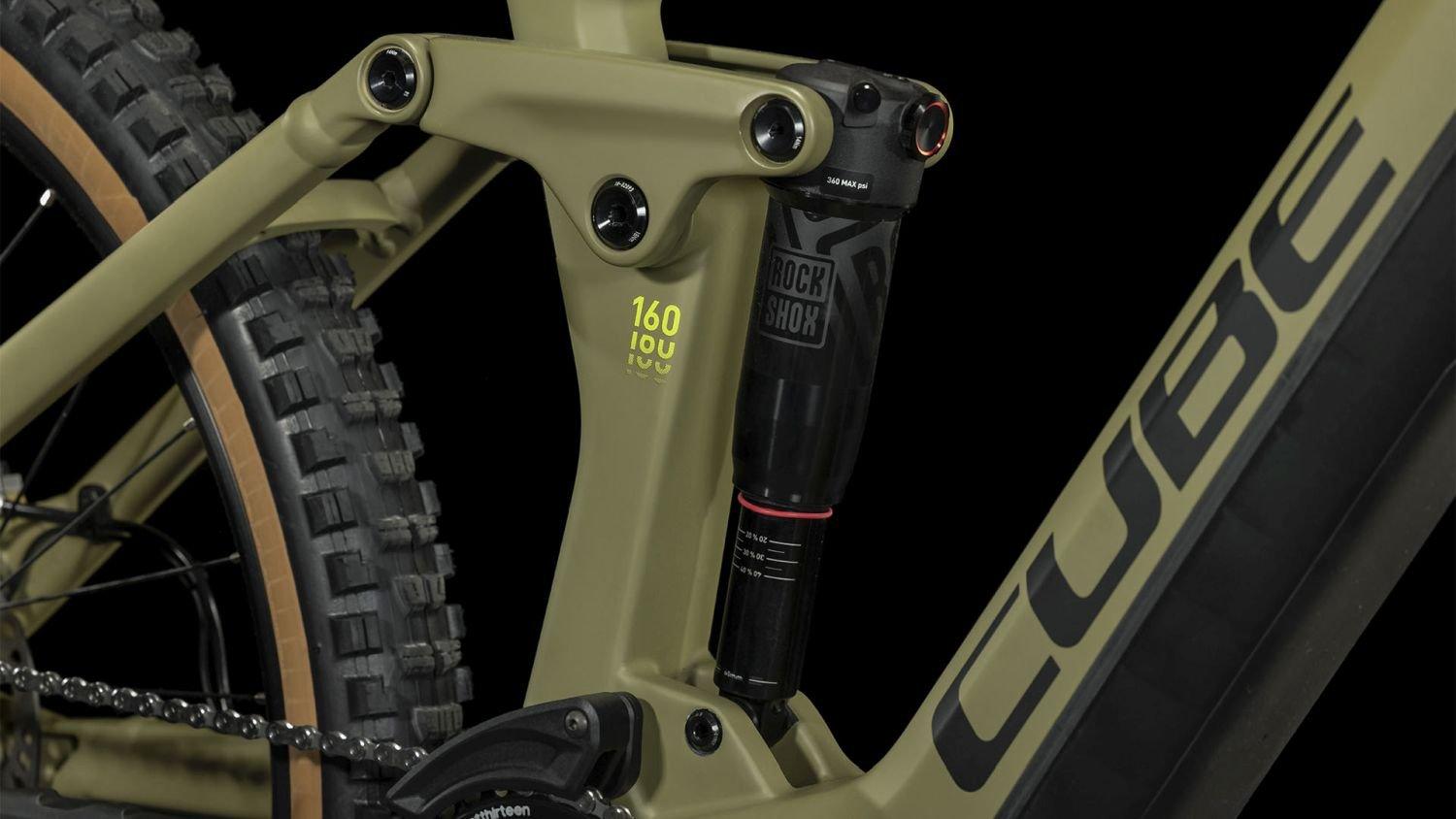 Cube Stereo Hybrid 160 HPC Race 750 27.5 olive´n´green 2023 - Liquid-Life