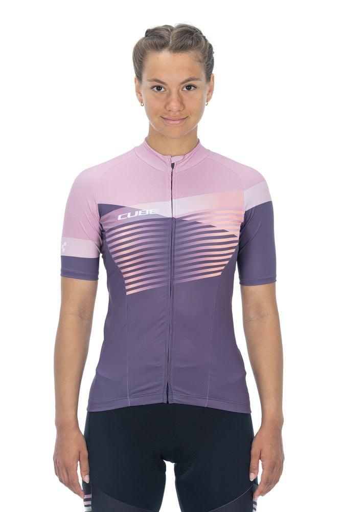 Cube TEAMLINE WS Trikot kurzarm - Liquid-Life #Wähle Deine Farbe_Violett Rosa