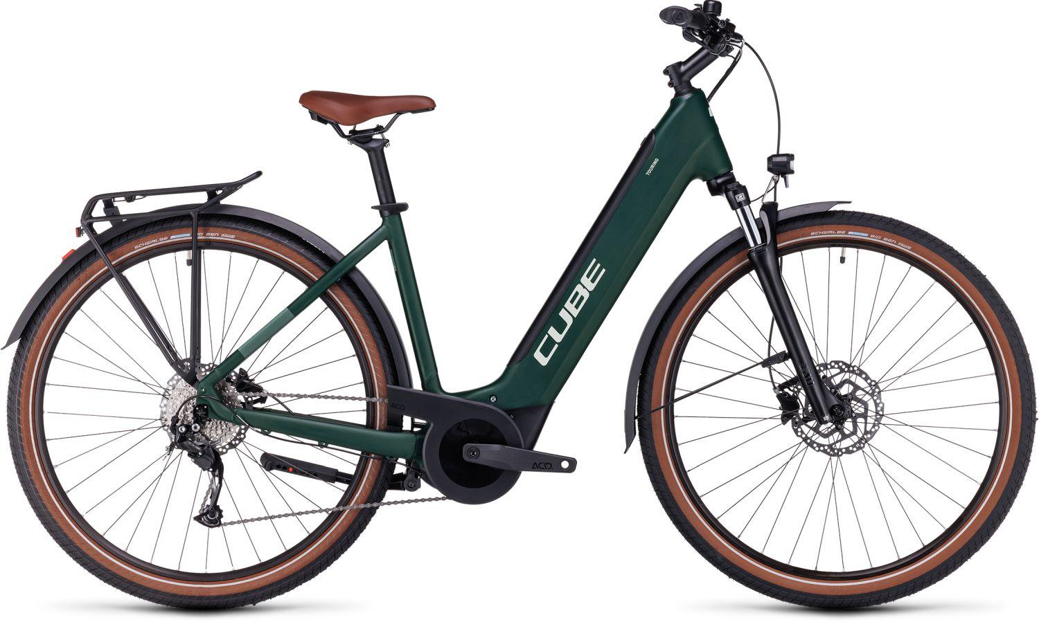 Cube Touring Hybrid ONE 500 darkgreen´n´green 2023 Easy Entry - Liquid-Life