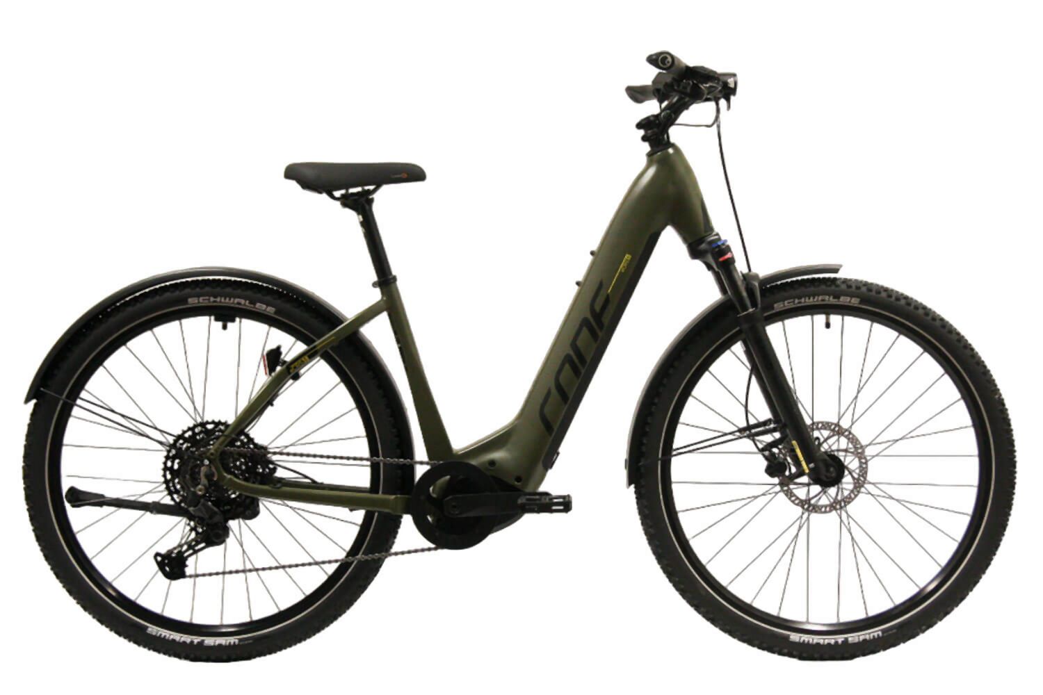 CONE eCross IN 3.0 Wave 750Wh Dunkelgrün/Schwarz