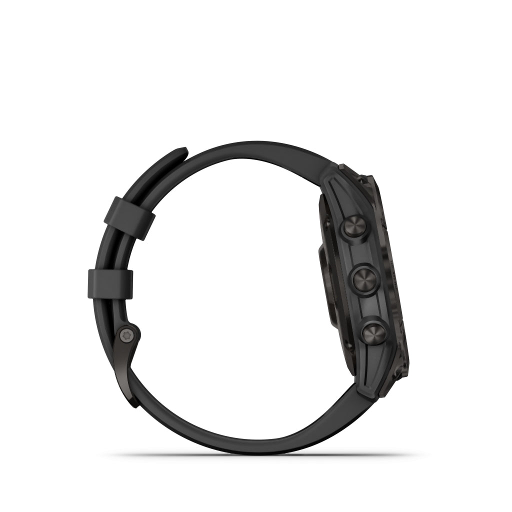 Garmin fenix® 7 - Sapphire Solar Edition DLC Ti w/B - Liquid-Life #Wähle Deine Farbe_Black