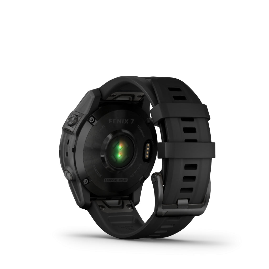 Garmin fenix® 7 - Sapphire Solar Edition DLC Ti w/B - Liquid-Life #Wähle Deine Farbe_Black