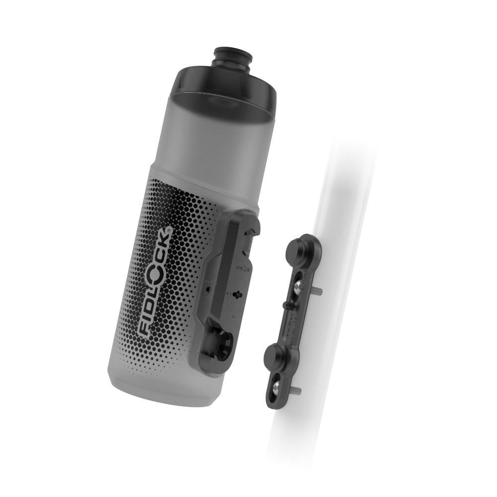 Fidlock Bottle 600ml + Bike Base - Liquid-Life #Wähle Deine Farbe_Transparent Black