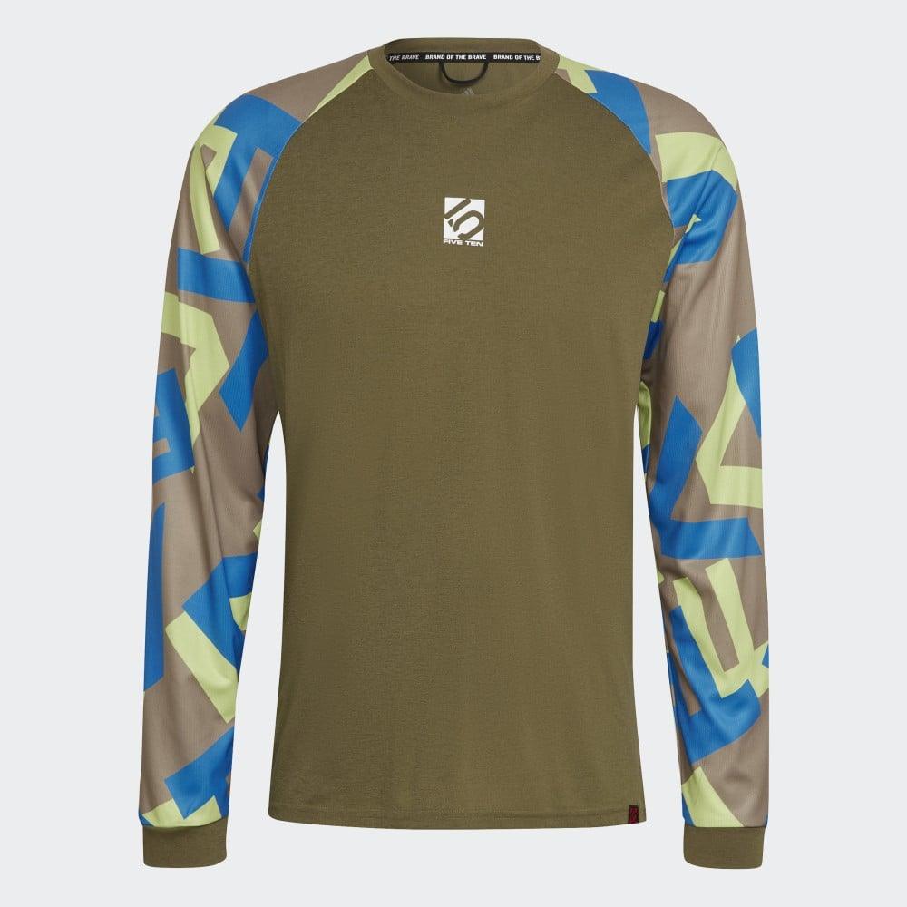 FiveTen 5.10 TrailX L/S - Liquid-Life #Wähle Deine Farbe_Focoli/Orbgrn