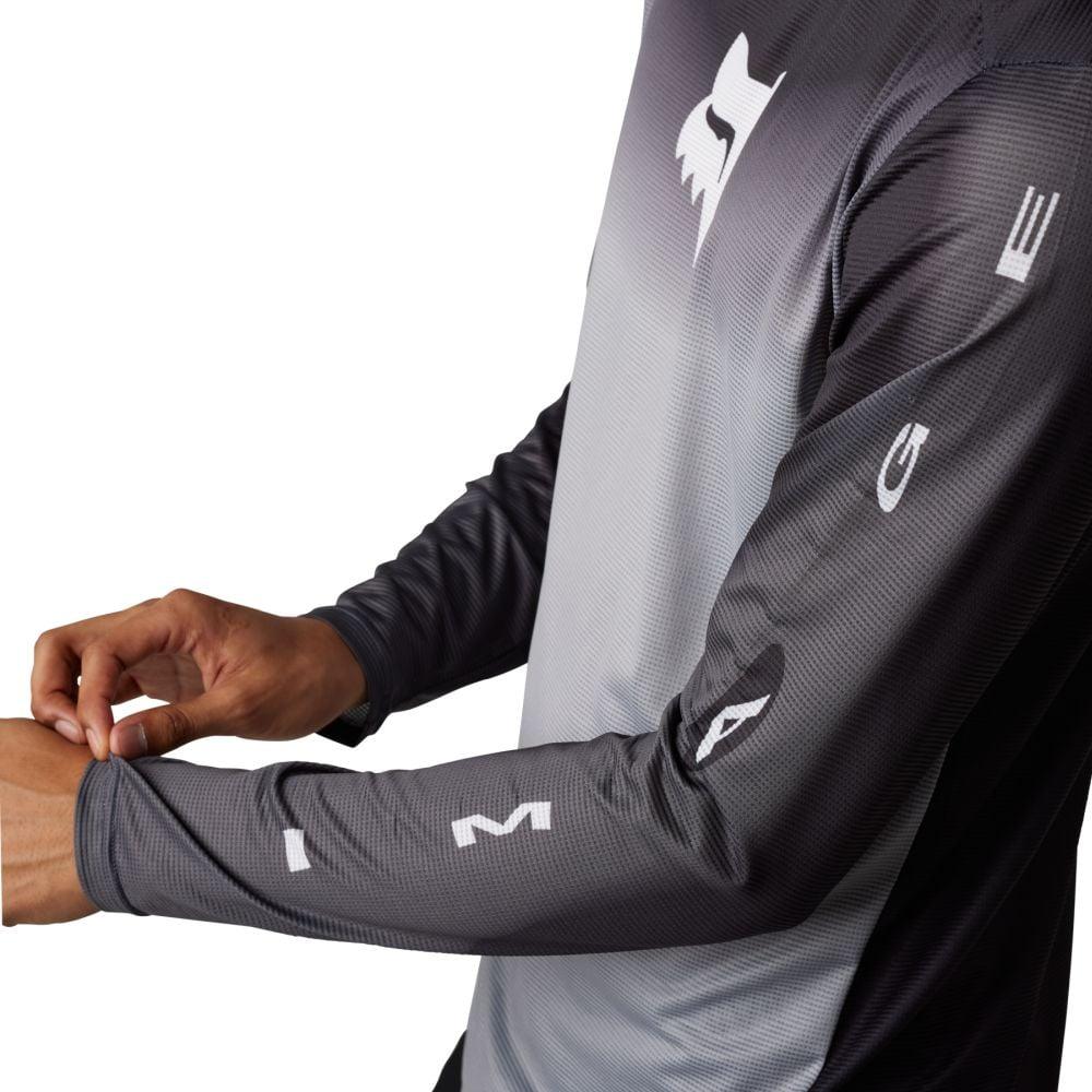 Fox Flexair LS Jersey Arcadia 2023 - Liquid-Life #Wähle Deine Farbe_Steel Grey
