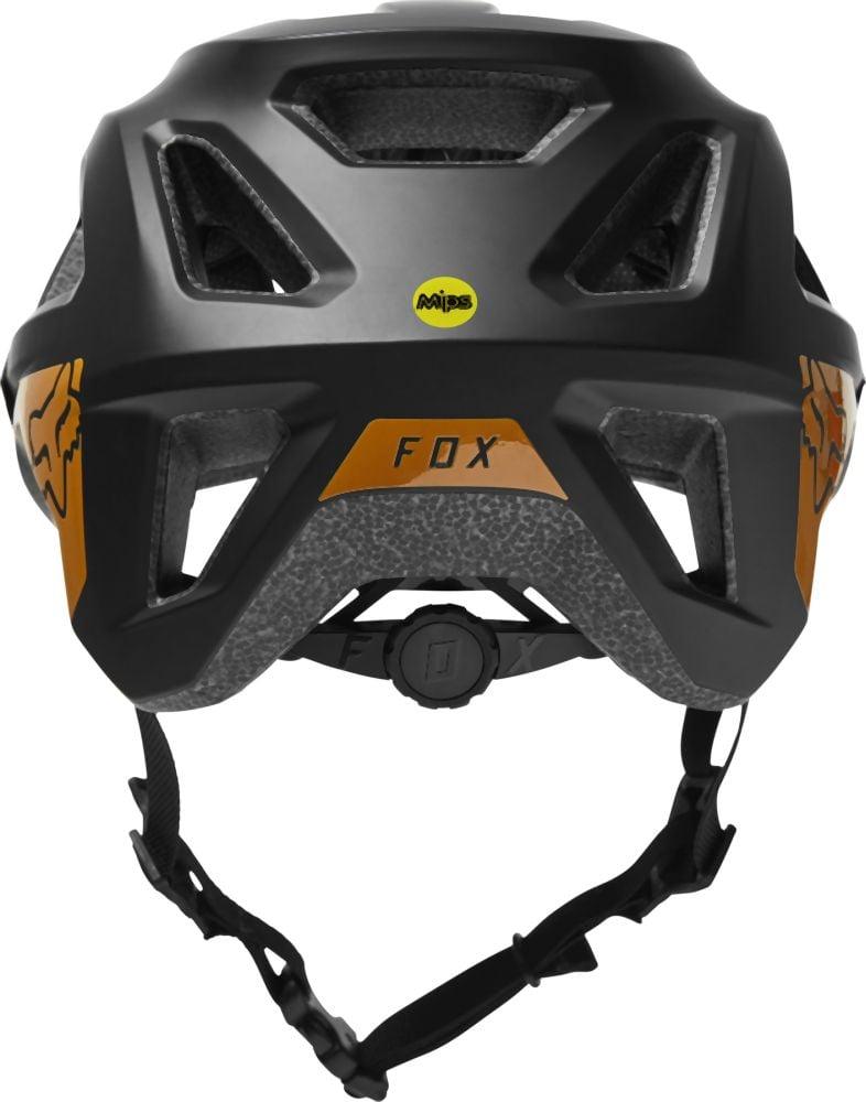 Fox Mainframe Helmet MIPS - Liquid-Life #Wähle Deine Farbe_Black/Gold