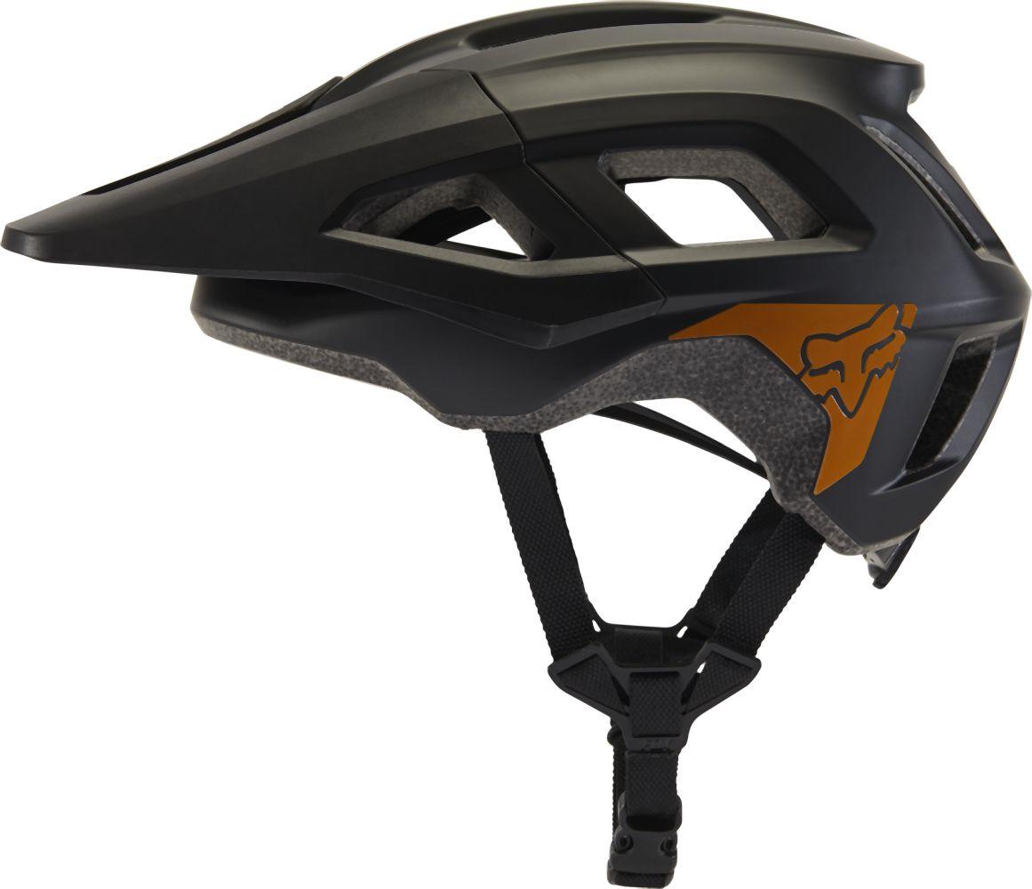 Fox Mainframe Helmet MIPS - Liquid-Life #Wähle Deine Farbe_Black/Gold