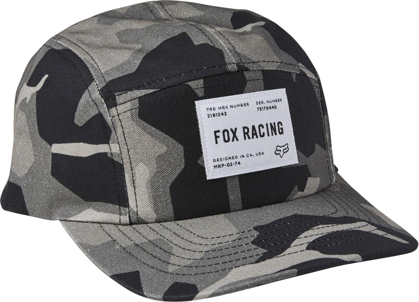 Fox Regiment 5 Panel Hat - Liquid-Life #Wähle Deine Farbe_Black Camo