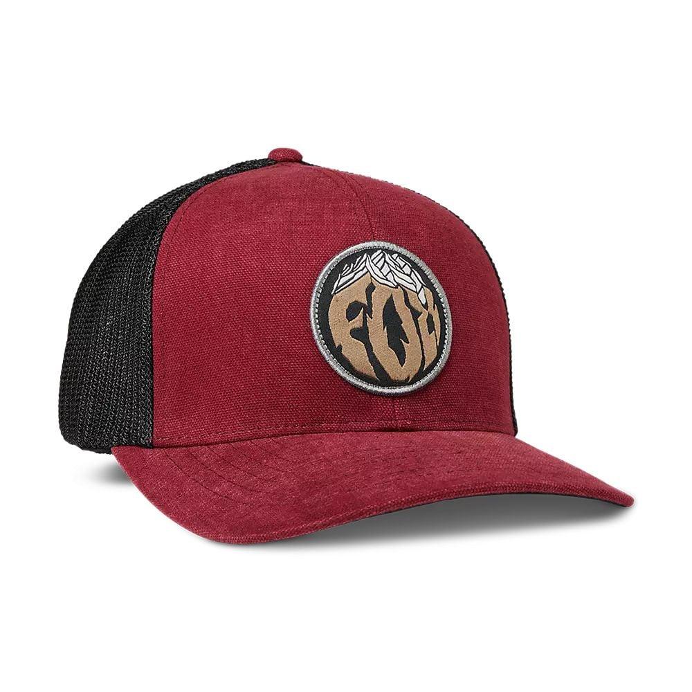 Fox Turnouts Mesh Flexfit Hat - Liquid-Life #Wähle Deine Farbe_Scarlet