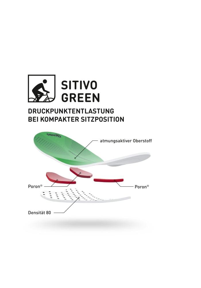 Gonso Radshort SITIVO M - Liquid-Life #Wähle Deine Farbe_Black / Bright Green