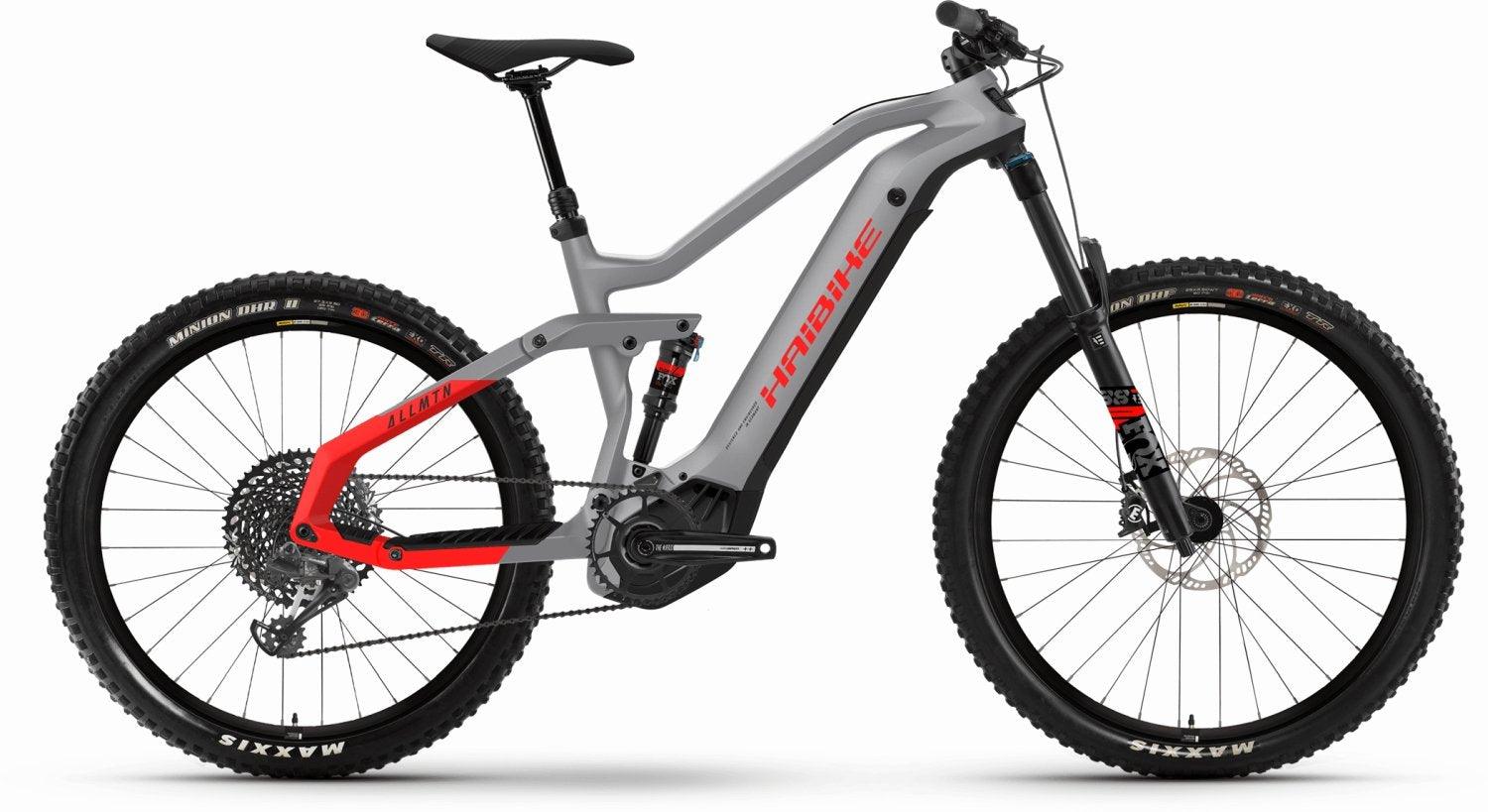 Haibike AllMtn 6 urban grey/black/red matte 2021 - Liquid-Life