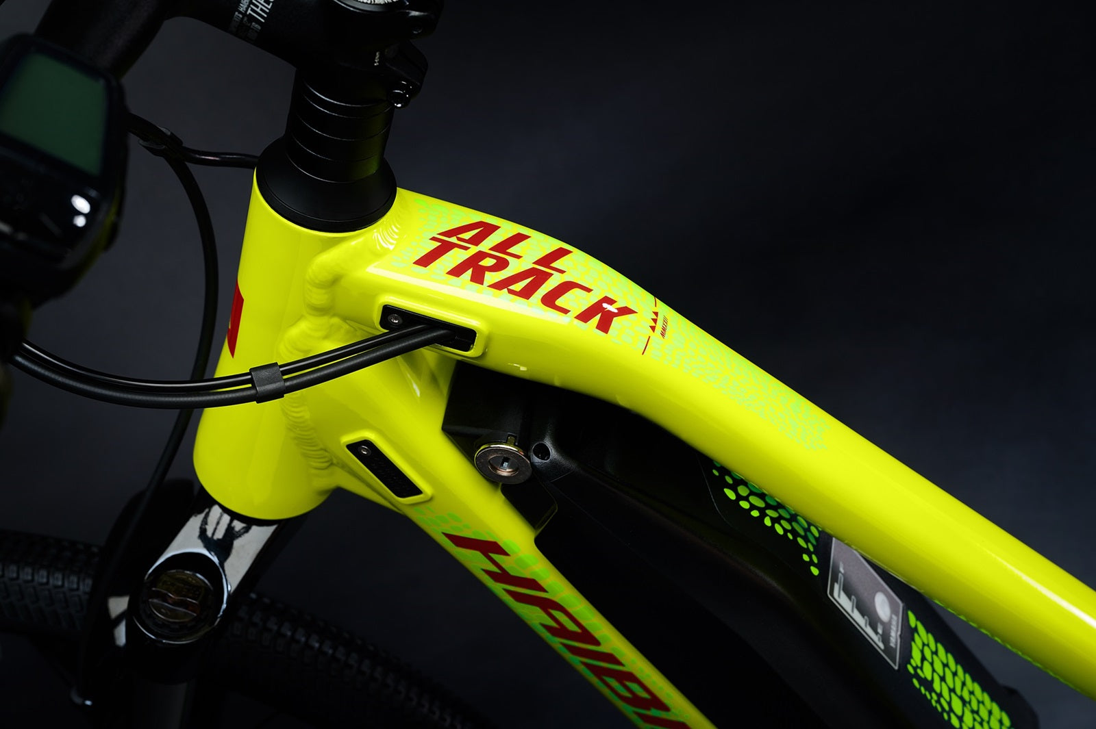 Haibike Alltrack Kids Gloss Lime/Crystal Red