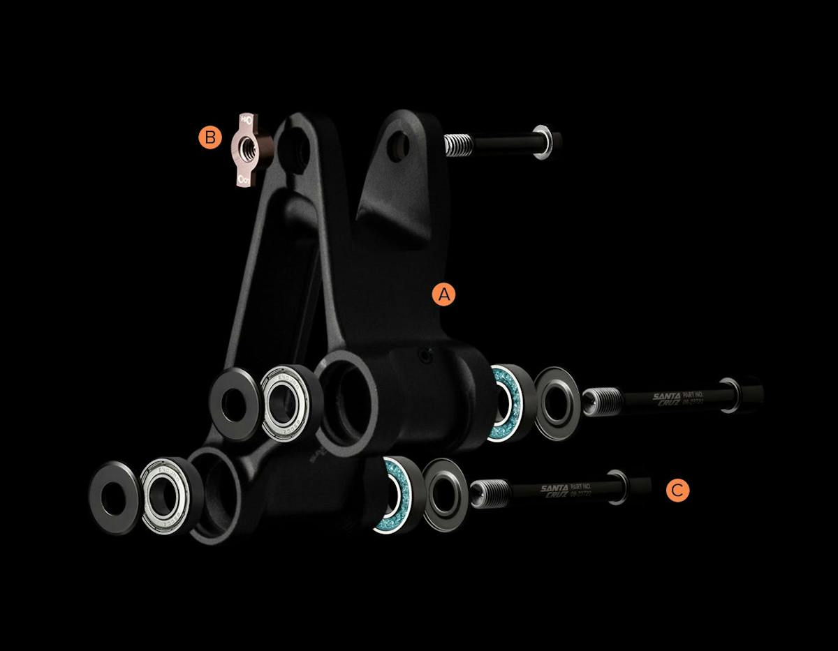 Santa Cruz Hightower 3 C | S Gloss Ocean Blue