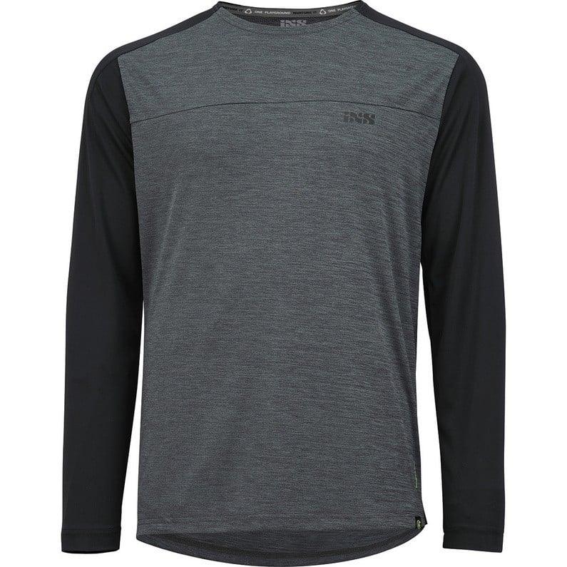 IXS Flow X Long Sleeve Jersey - Liquid-Life #Wähle Deine Farbe_Anthracite-Black