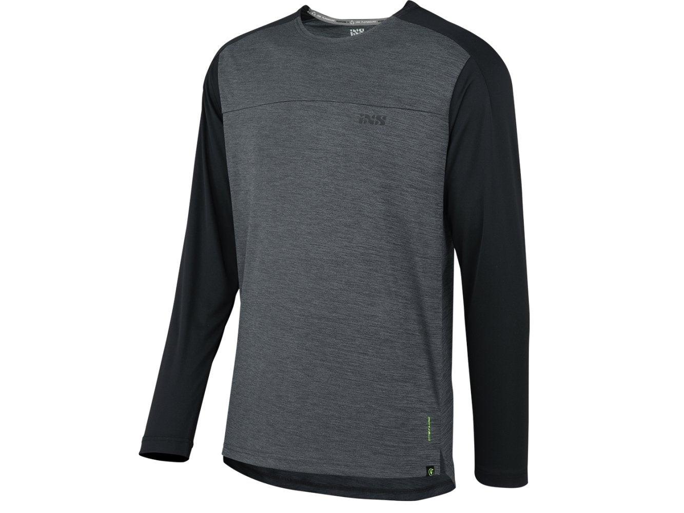IXS Flow X Long Sleeve Jersey - Liquid-Life #Wähle Deine Farbe_Graphite/Black