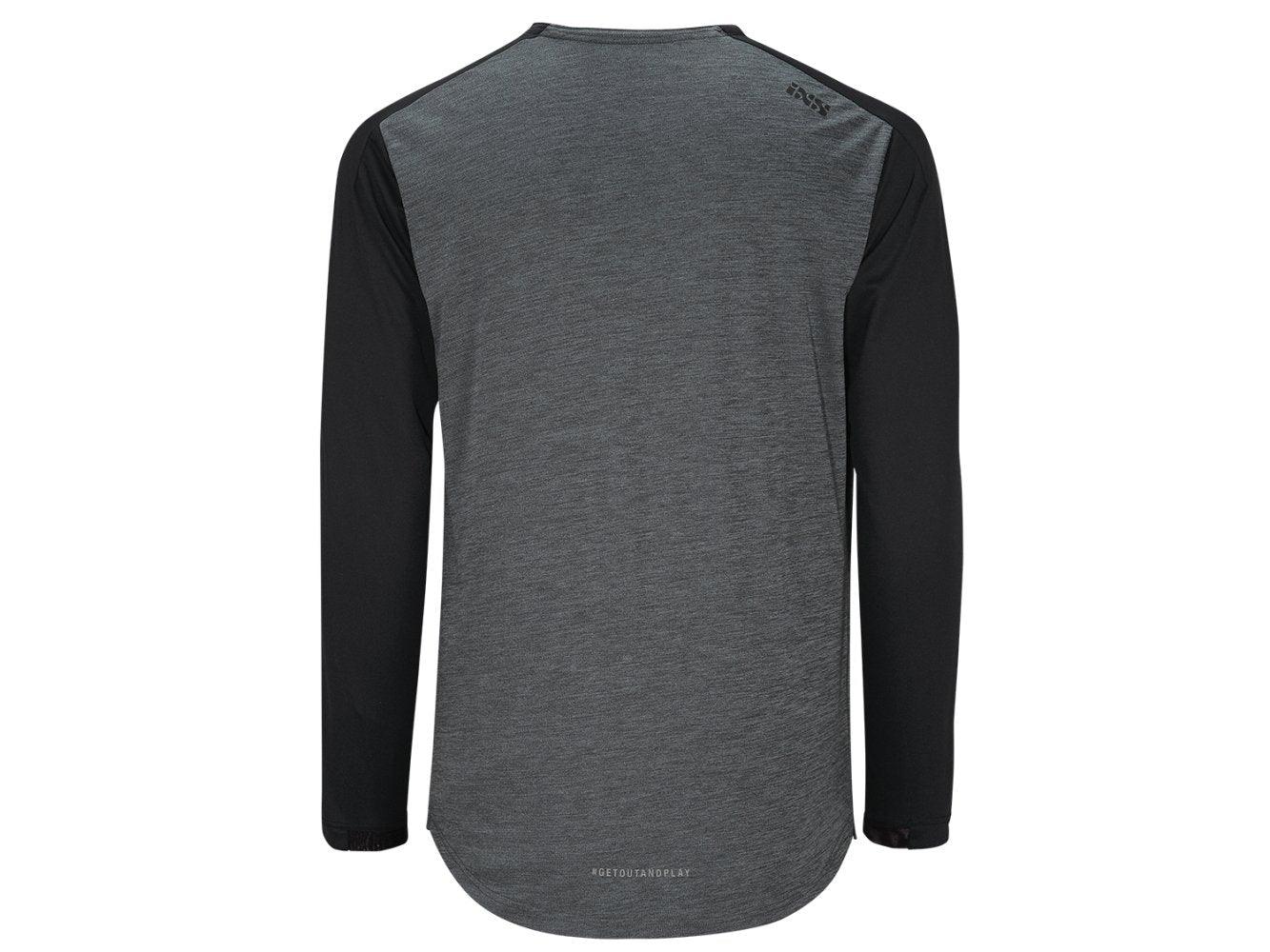 IXS Flow X Long Sleeve Jersey - Liquid-Life #Wähle Deine Farbe_Graphite/Black