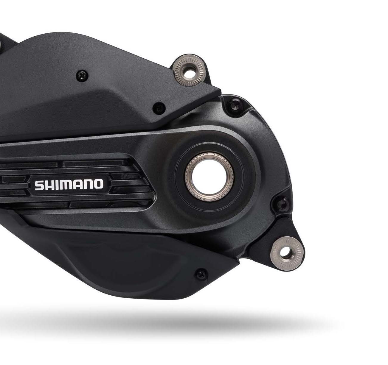 Shimano E-Bike-Antriebseinheit in Schwarz, passend für Santa Cruz Heckler Modelle.