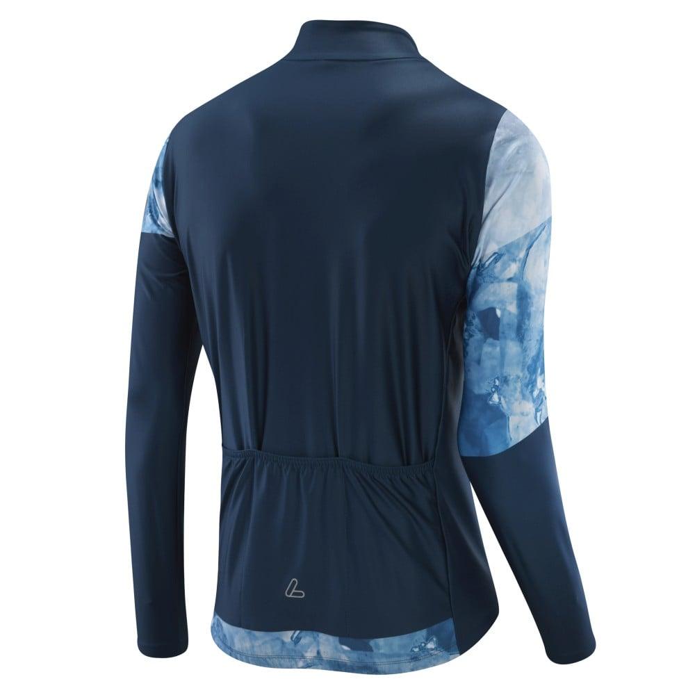 Loeffler M Bike L/S Jersey Floes - Liquid-Life #Wähle Deine Farbe_Deep Water