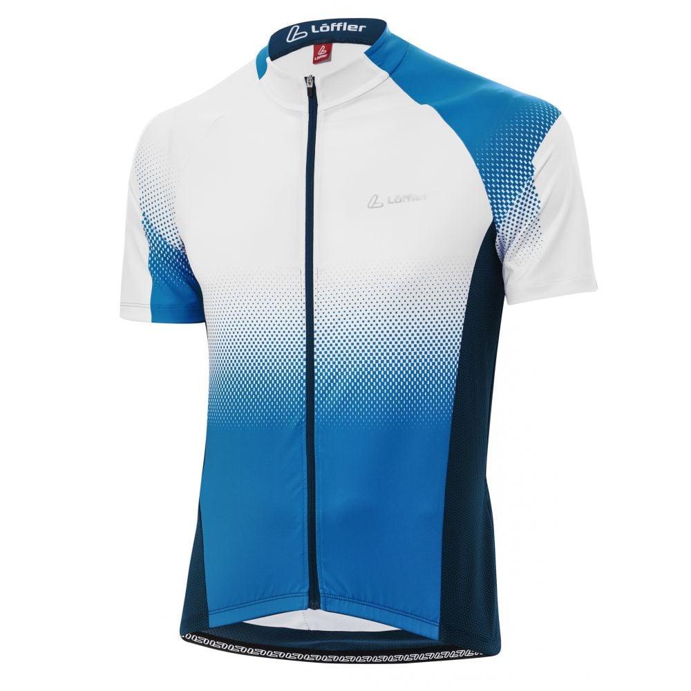 Löffler M Bike Jersey FZ Dusty Mid - Liquid-Life #Wähle Deine Farbe_Indigo