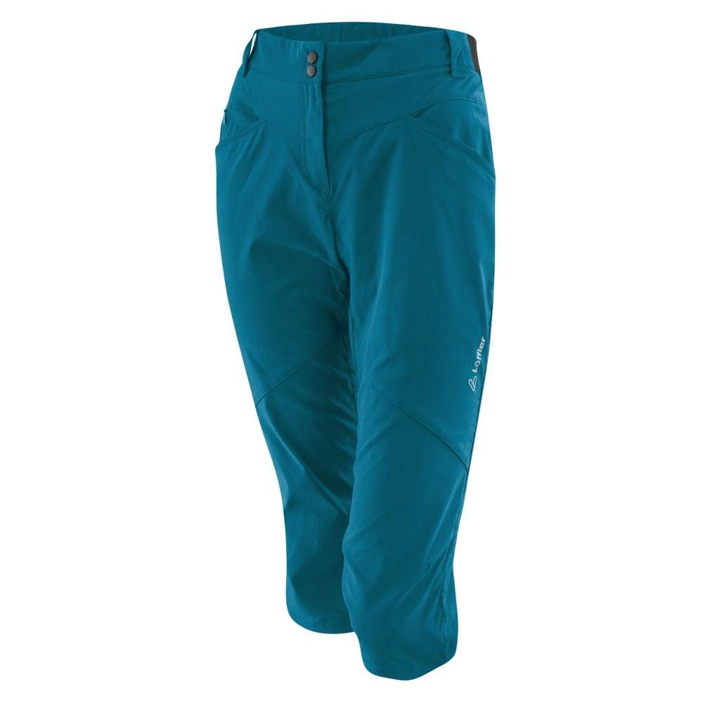 Löffler W 3/4 Bike Pants CSL: Knielange Damen Radhose mit Sitzpolster